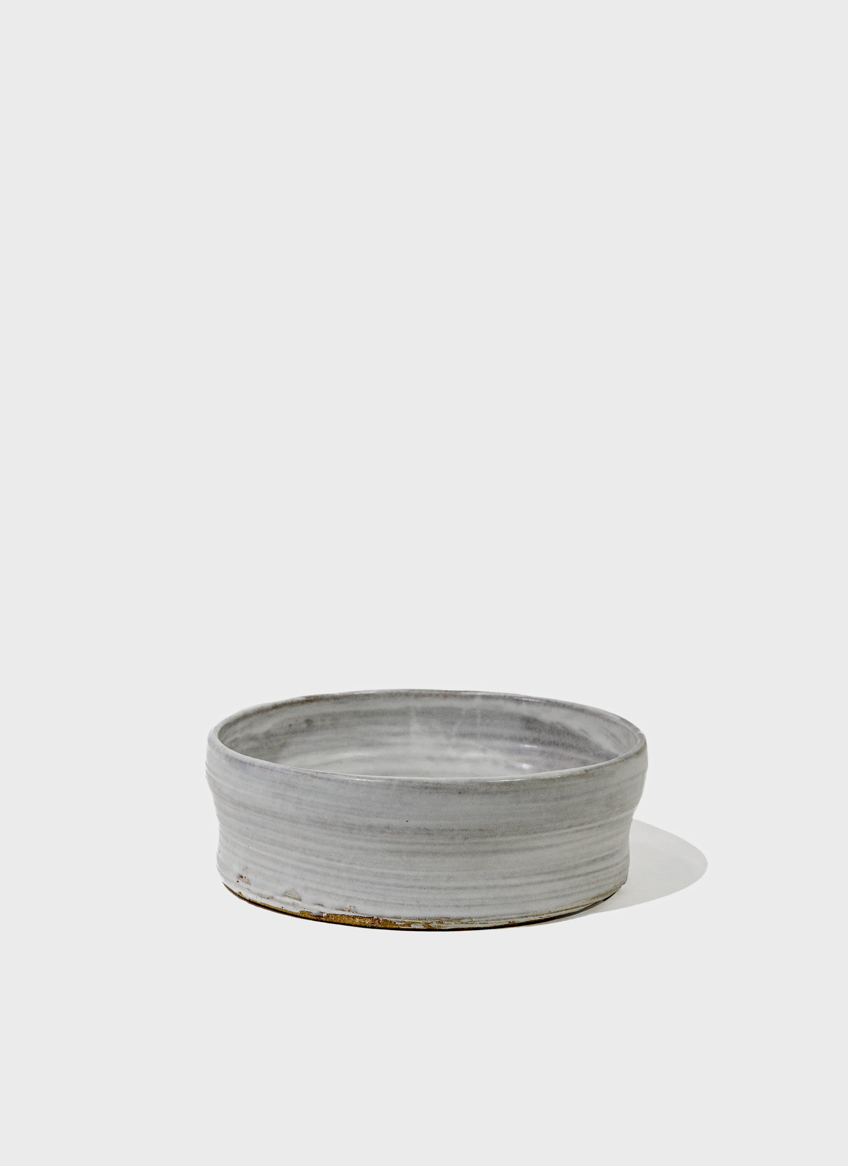 Nuka Off-White Basin Style Ceramic Serving Bowl