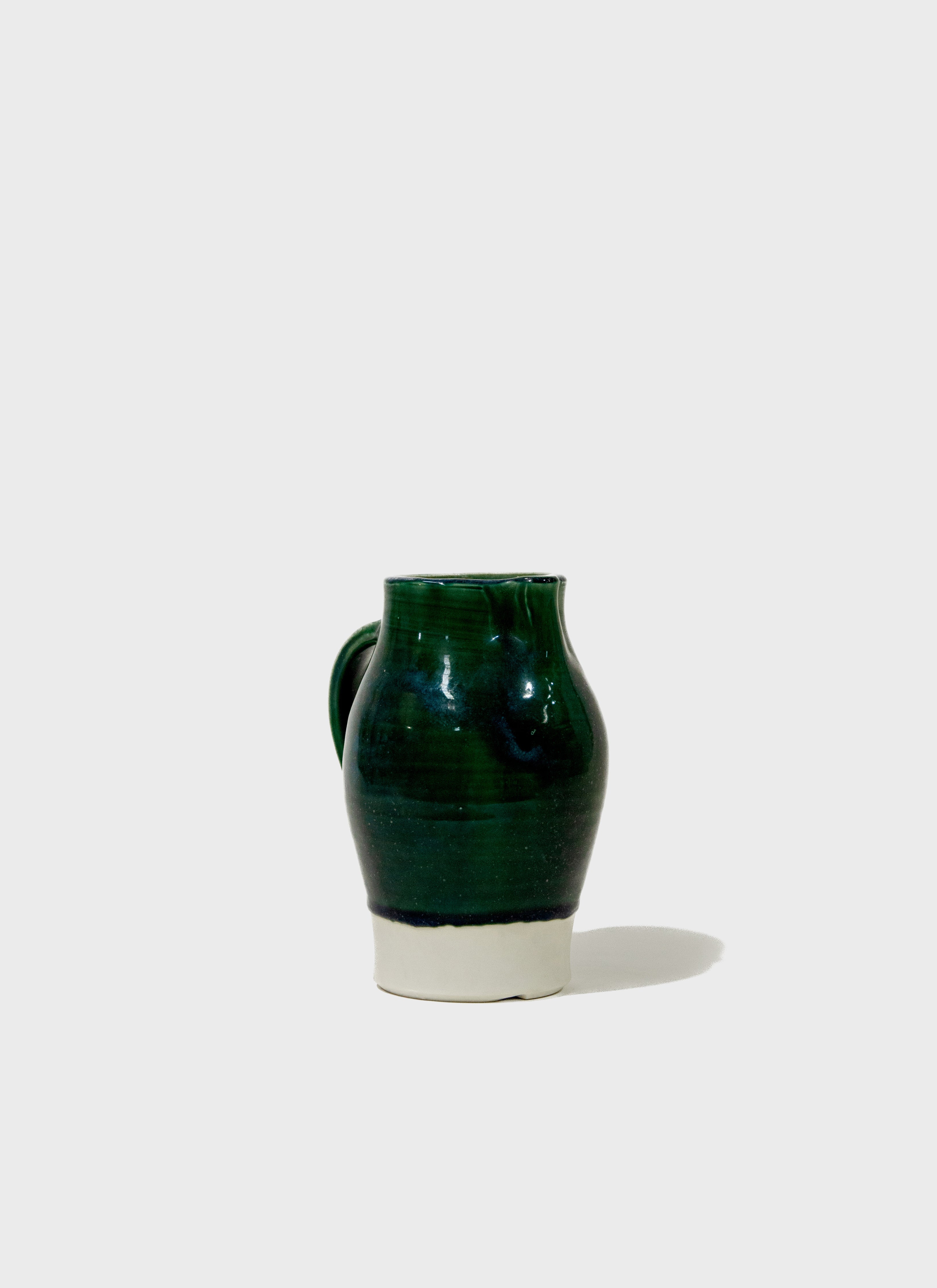 Dark Green Ceramic Jug
