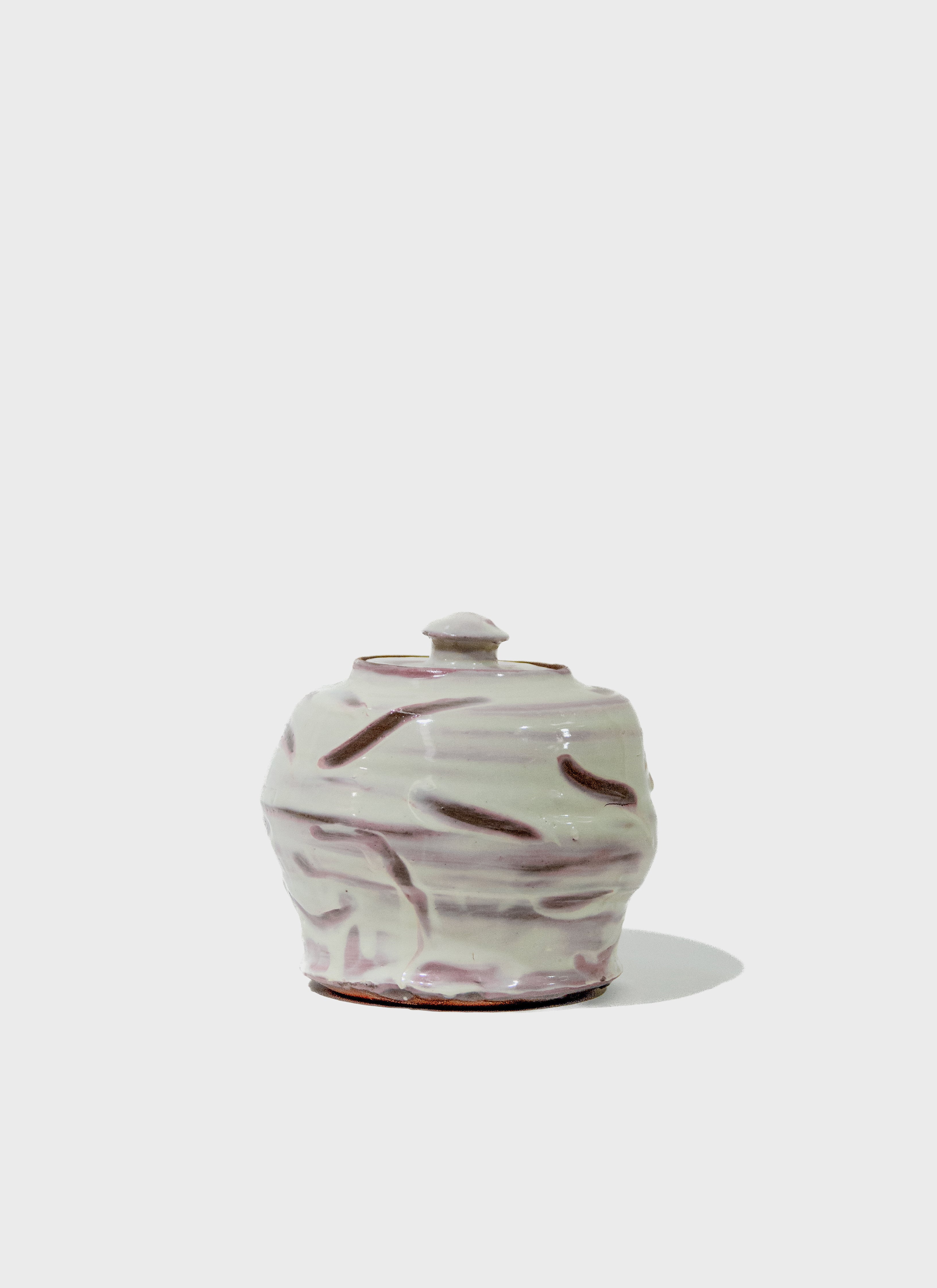 Terracotta Pink Slip Decoration Ceramic Jar