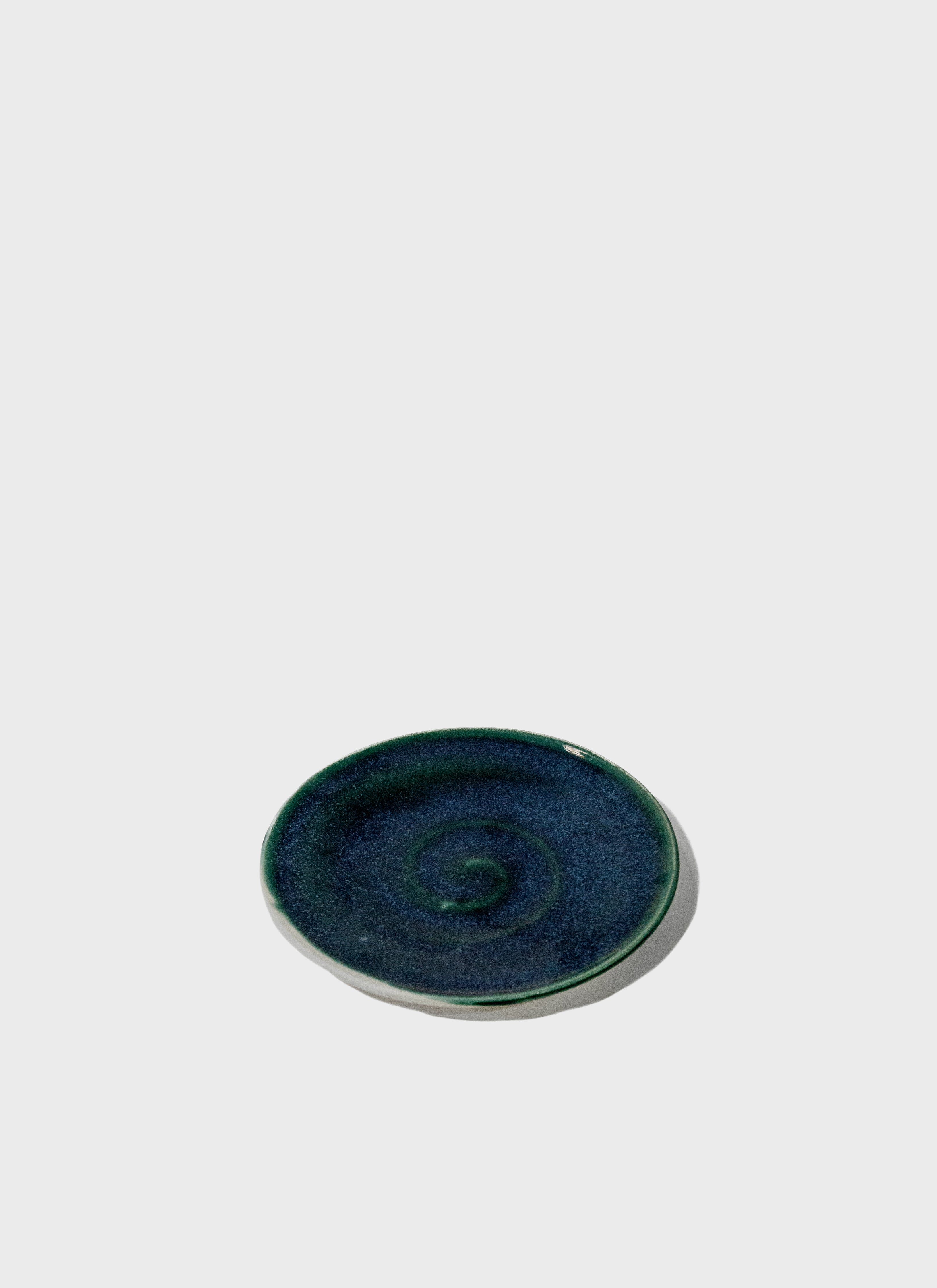 Oribe Green Ceramic Side Plate