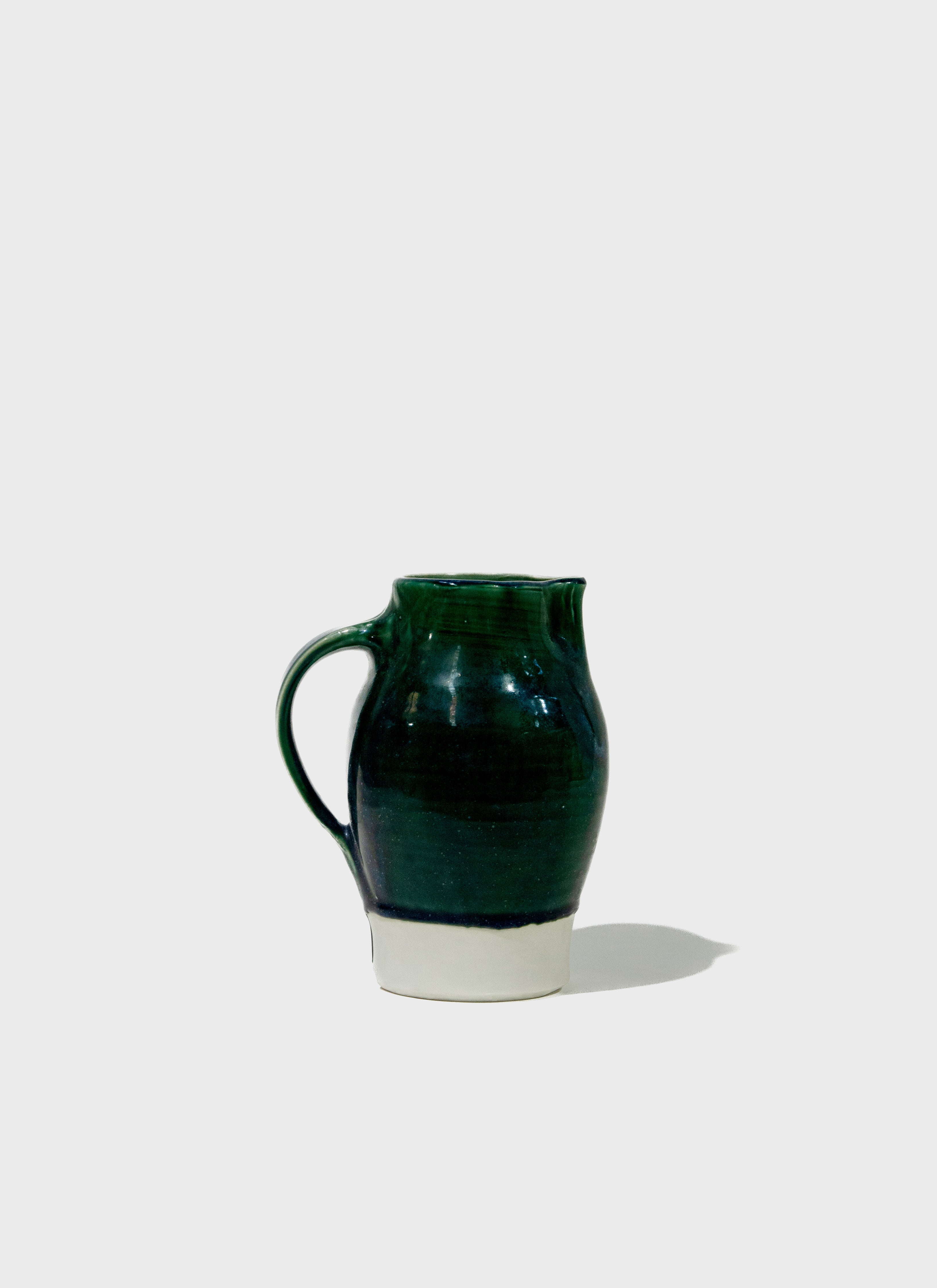 Dark Green Ceramic Jug