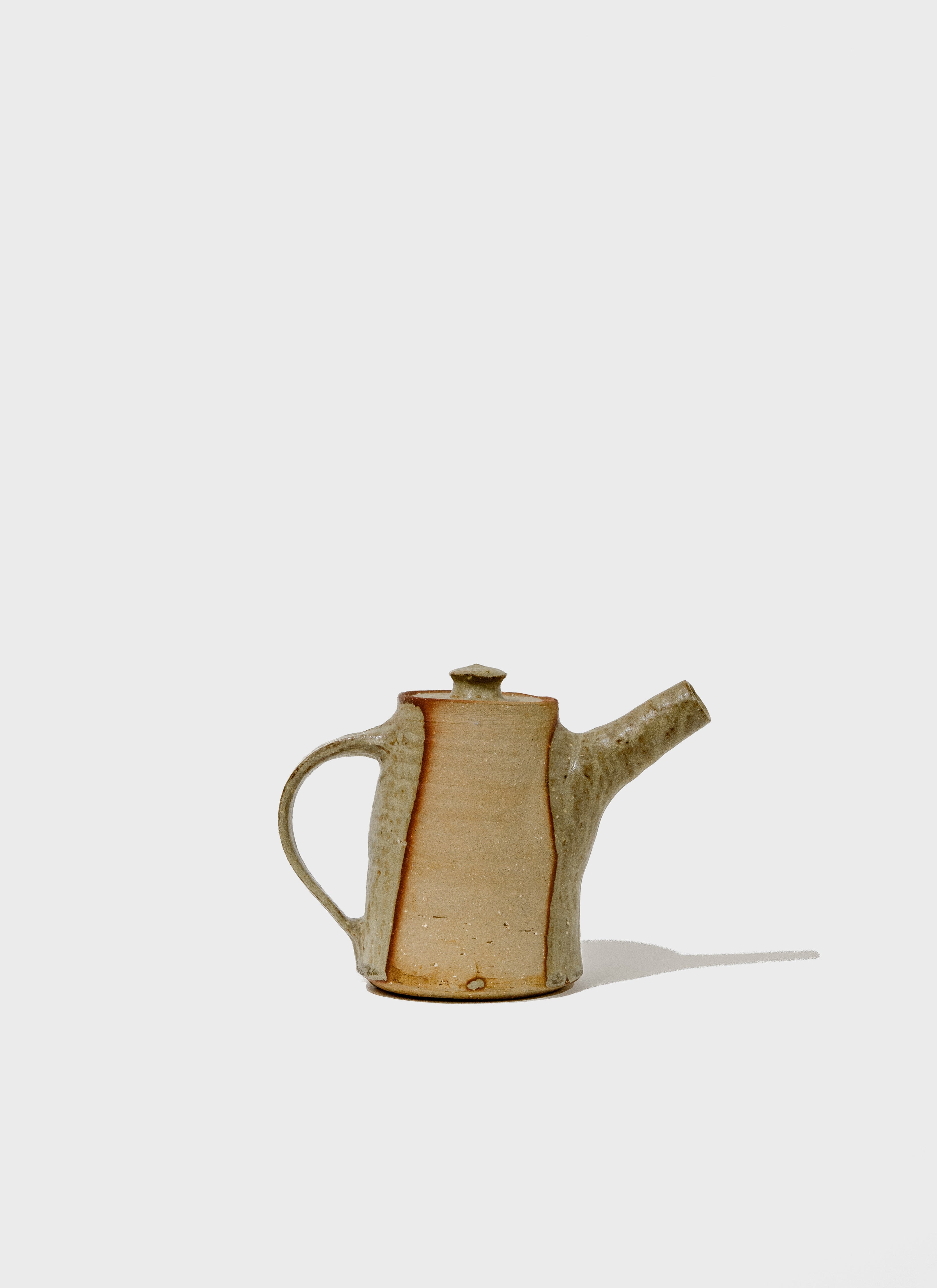 Red Ash Glaze Ceramic Teapot