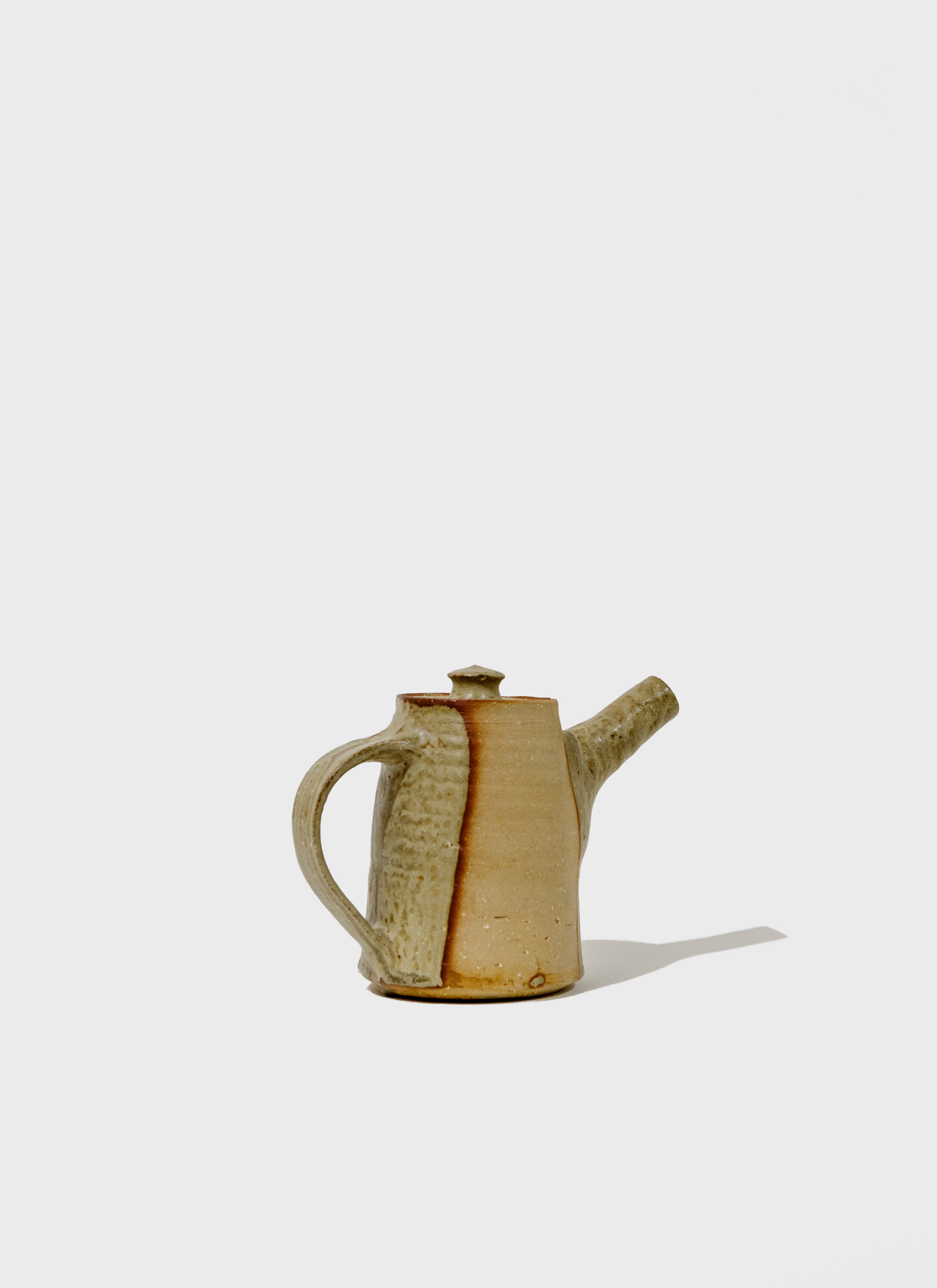 Red Ash Glaze Ceramic Teapot