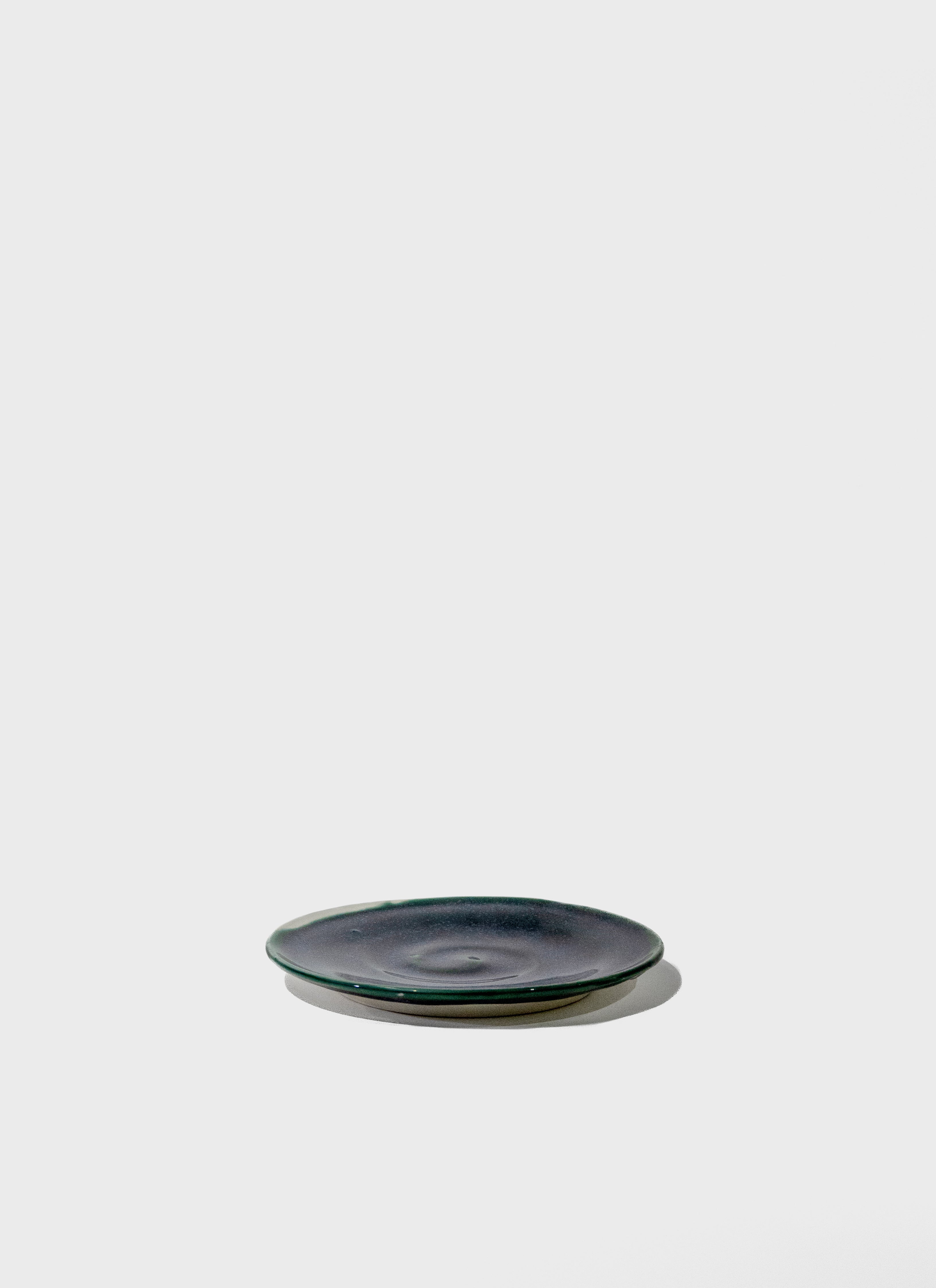 Oribe Green Ceramic Side Plate