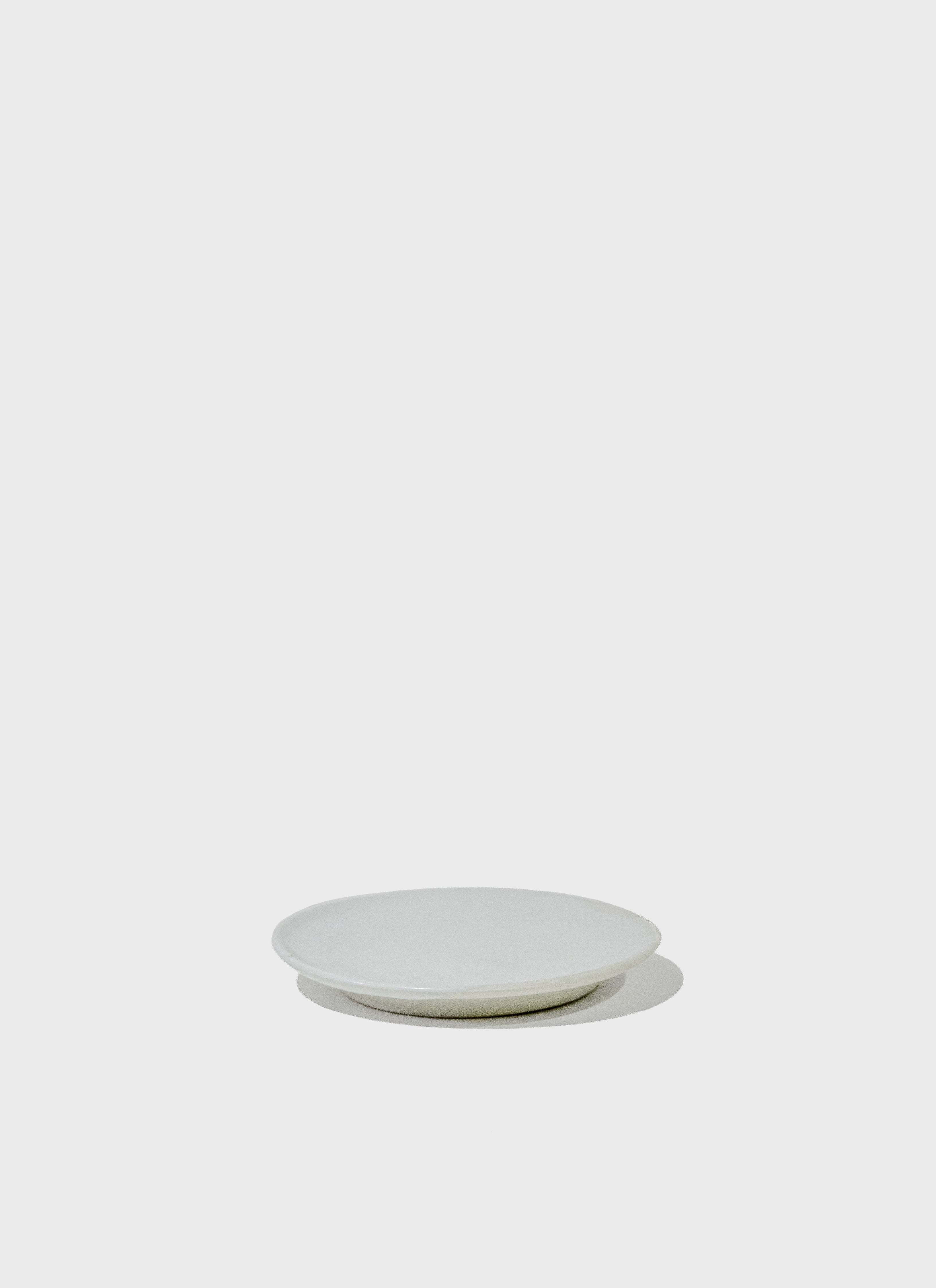 White Ceramic Side Plate 